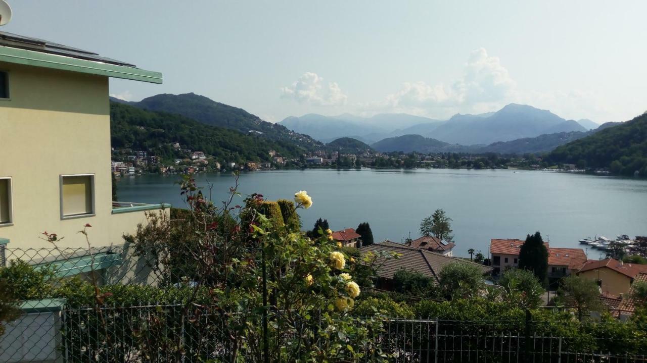 Villa Panoramica Lavena Ponte Tresa Exteriér fotografie